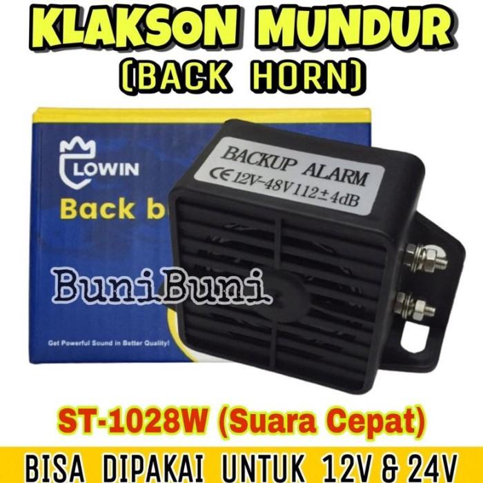 Klakson Mundur Atret / Alarm Mundur Mobil & Truk 1 Suara Universal