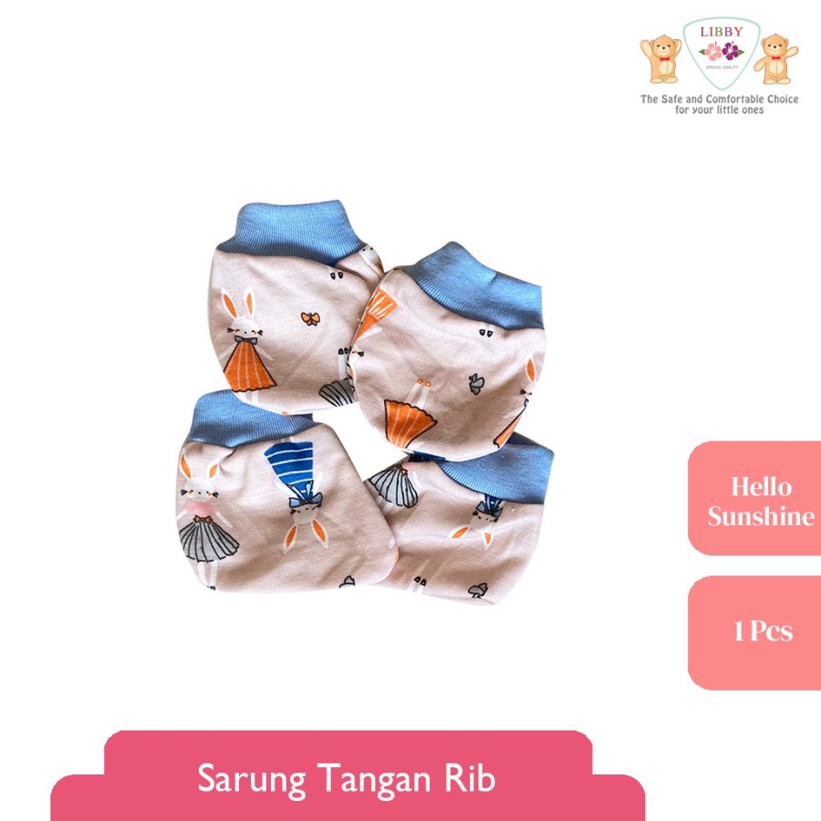 LIBBY SARUNG TANGAN &amp; KAKI MOTIF HELLO SUNSHINE