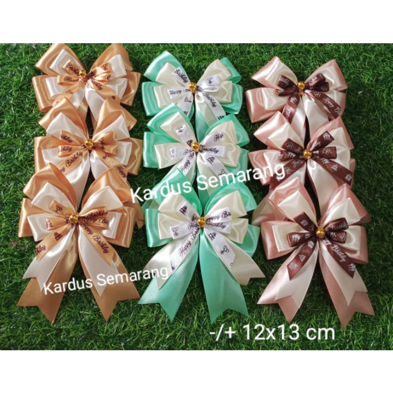 

PITA CUSTOM HAPPY BIRTHDAY UNTUK HAMPERS /PARCEL, DLL (3 SUSUN)