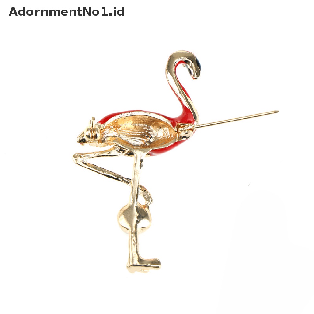 1pc Bros Pin Desain Flamingo Untuk Unisex