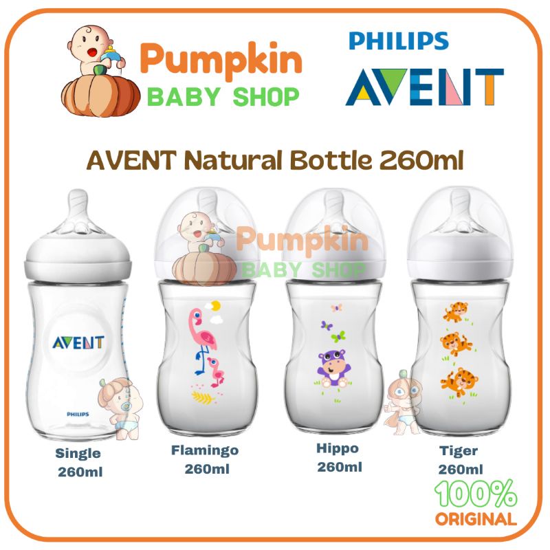 Philips Avent Natural Bottle - Botol Susu Bayi Anak 260ml