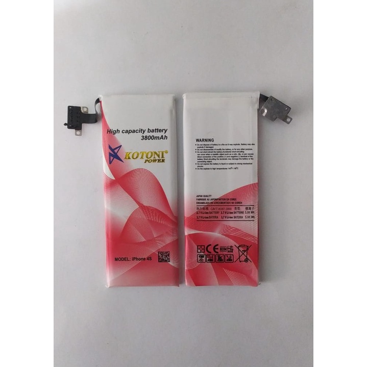 LZ 889 Baterai Double Power Kotoni Iphone ip 4S batre batrai