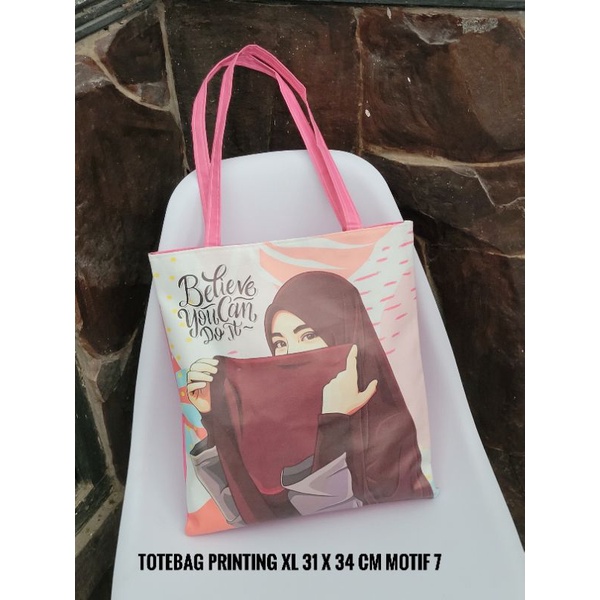 Totebag  Shopper Printing Ukuran Besar