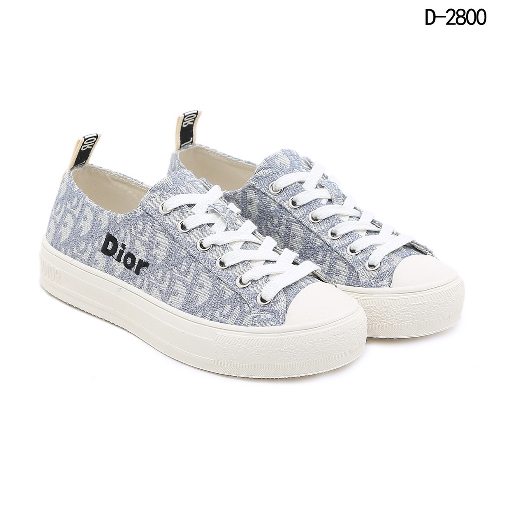 DR Top Sneaker Embroidered Cotton Oblique D-2800