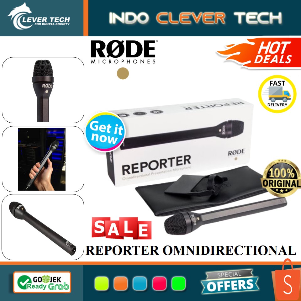 Rode Reporter Omnidirectional Handheld Interview Microphone