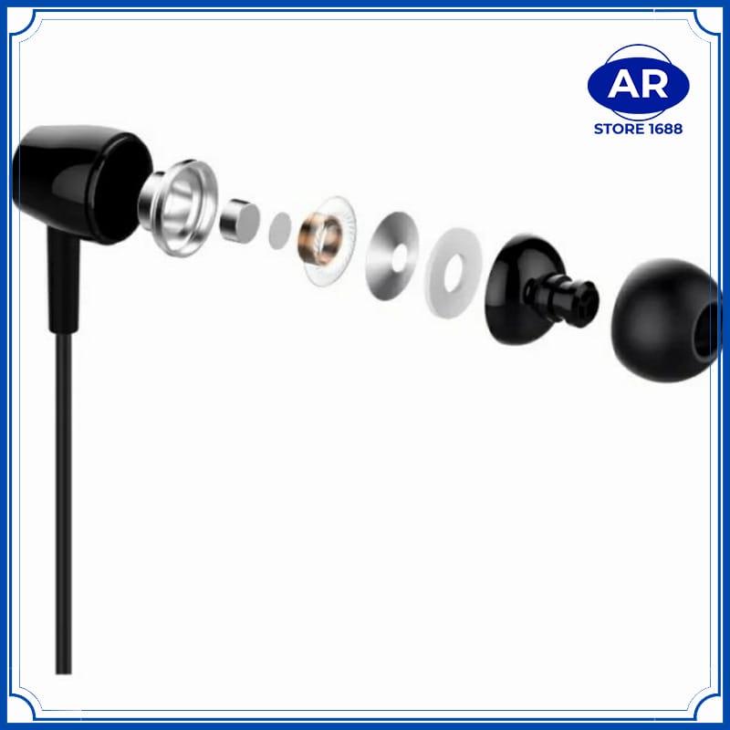 Headset - Earphone - Handsfree D21 Universal Stereo Bass-AR STORE1688