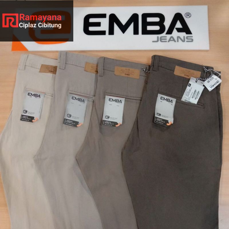 Emba Jeans Original Jovi Ultra Slim / Celana Panjang Pria /Ramayana Cibitung