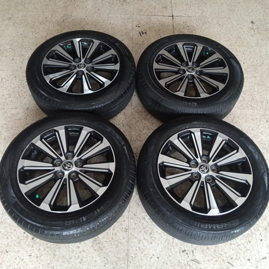 velg mobil bekas Toyota Avanza R16 pcd 5x100 + ban 195 60 16