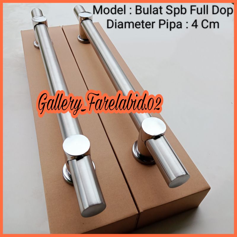 Handle Pintu Rumah Stainless Steel Panjang 1 Meter Gagang Pintu 100 Cm Pegangan Pintu Kupu Tarung 80