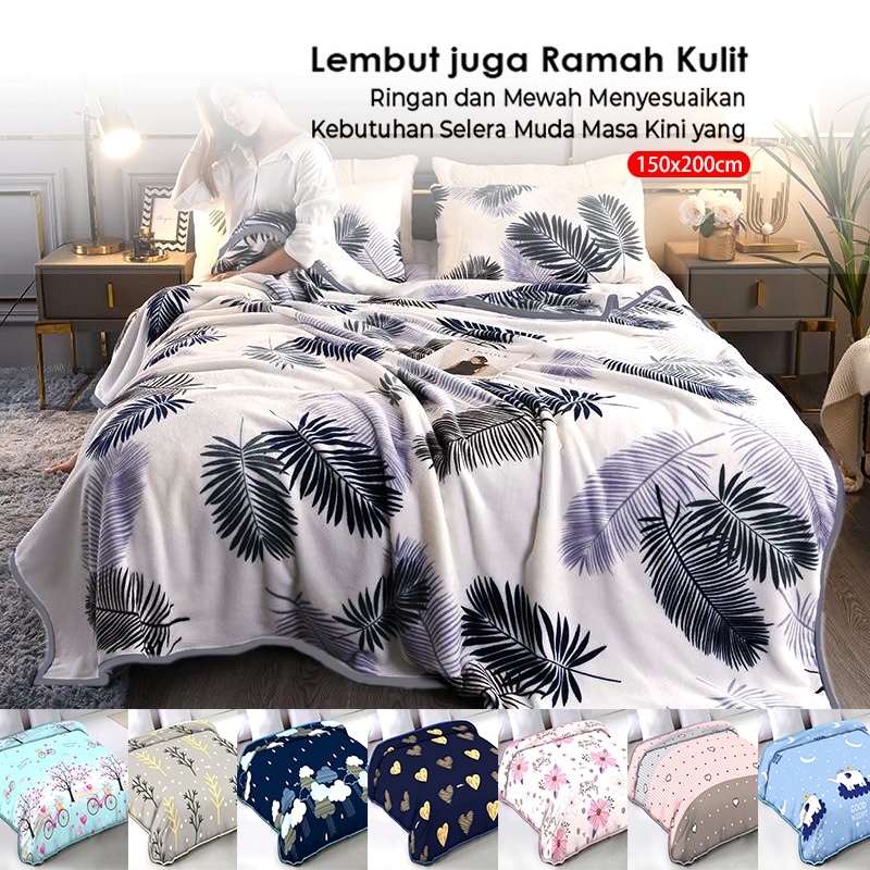 (HK610) Selimut Bulu Halus 150x200 Motif Dewasa Abstrak Keren Terlaris Termurah Impor Berkualitas Blanket Selimut Dewasa Bulu Tebal Halus Lembut Karakter