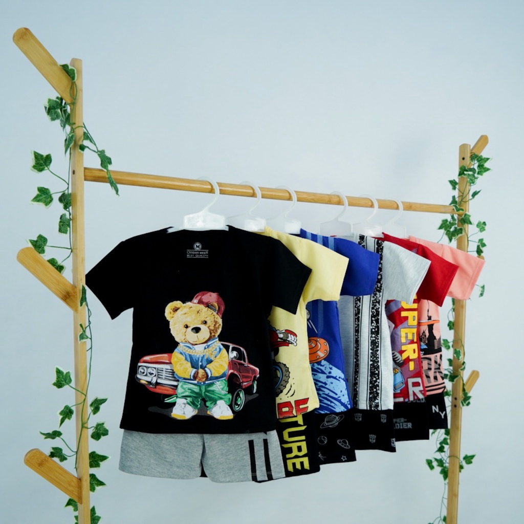 [FITASYANG] DISKON 6.6 SETELAN ANAK UNISEX 1-6 TAHUN - ACTION