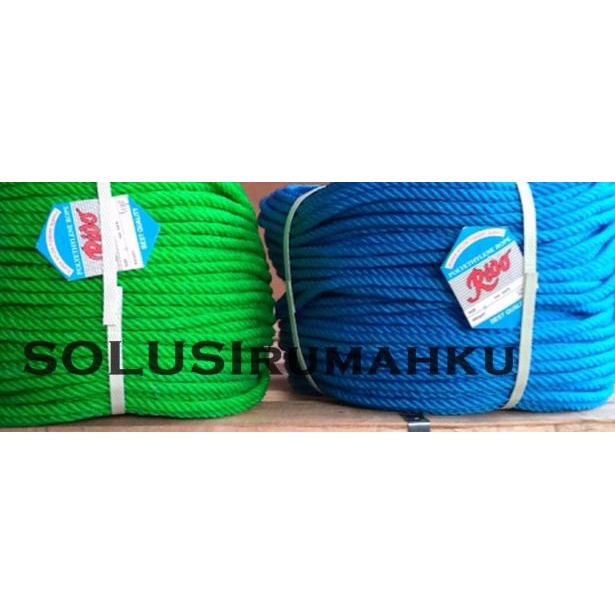 Tali Tambang Plastik 5mm 1 KG 1 RIDO Flexible Lentur SATU Kilogram