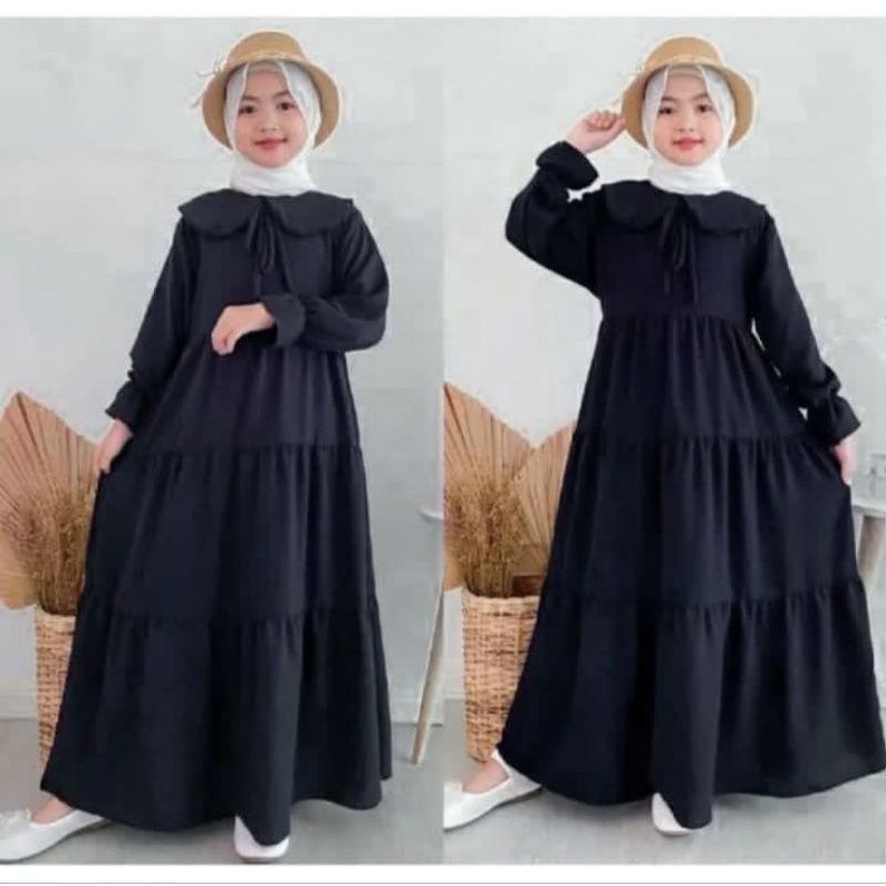 GAMIS ANAK PEREMPUAN DRESS MIDI ANAK 1-15 TAHUN