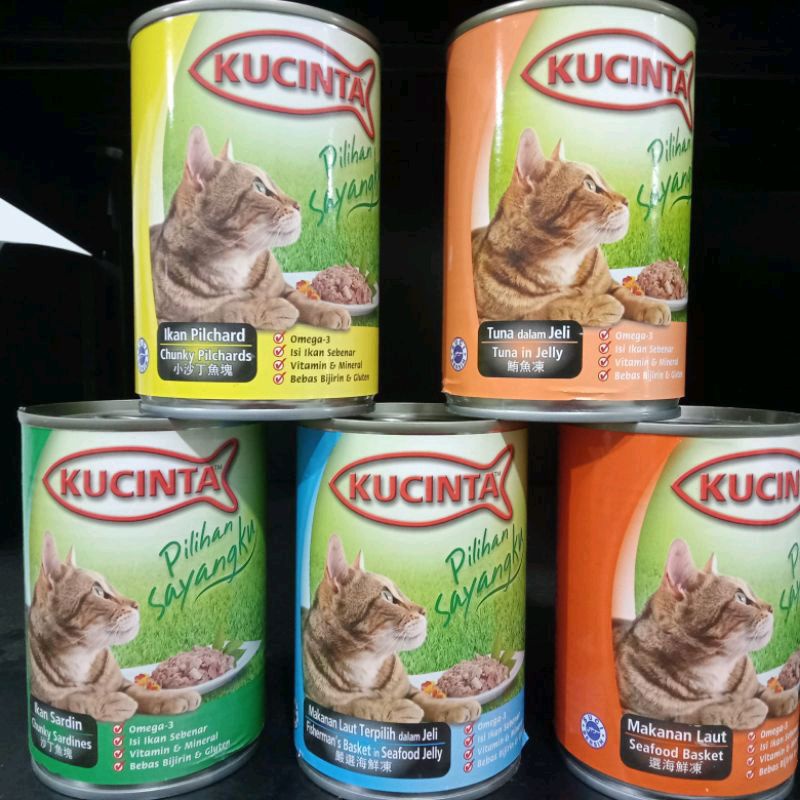 Kucinta kaleng all varian promo 400gr | we catfood kucinta supreme