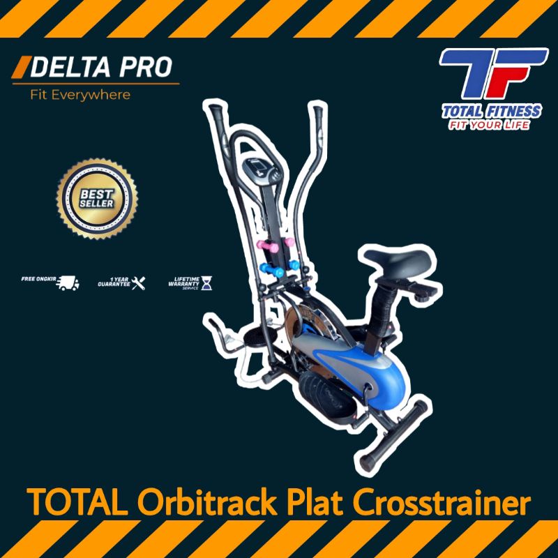 Crosstrainer - TOTAL FITNESS TL-8290 Orbitrack Plat Crosstrainer 6 Fungsi