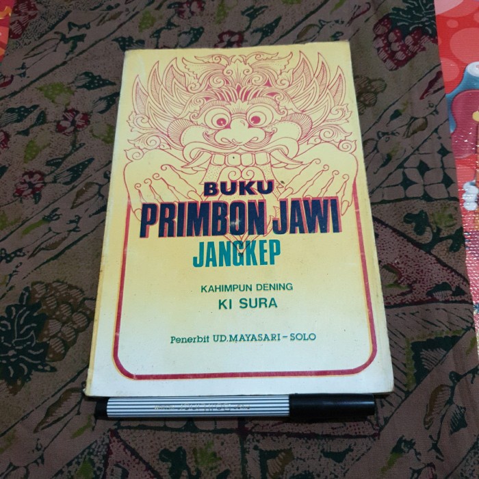 BUKU PRIMBON JAWI LENGKAP - KI SURA [ORIGINAL]