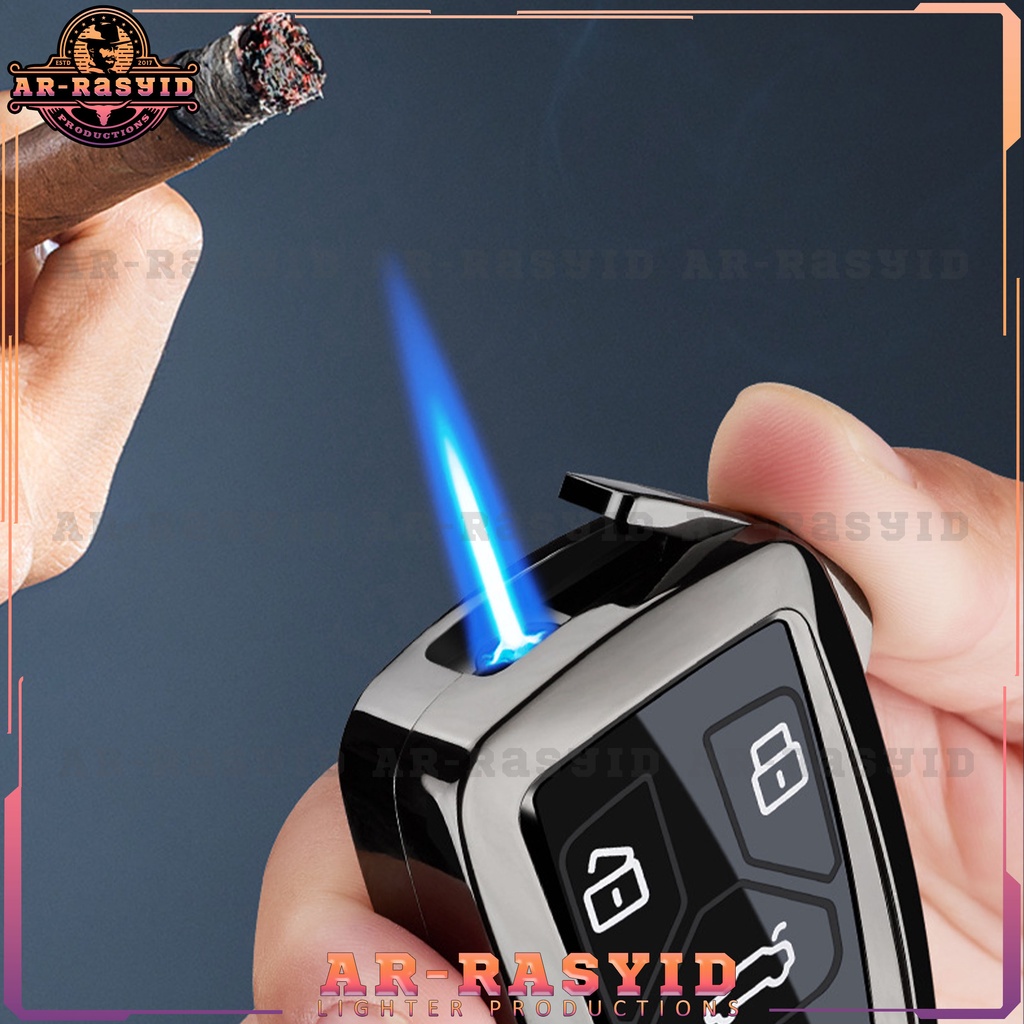 Korek Api Las Gas Gantungan Kunci Remote Mobil Keychain HF-2203 1980