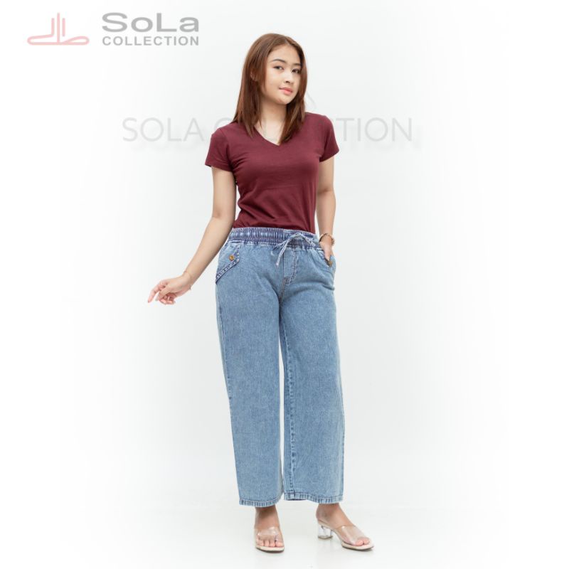 Toball - Celana Kulot Pinggang Karet Ukuran Allsize BB 40-65kg