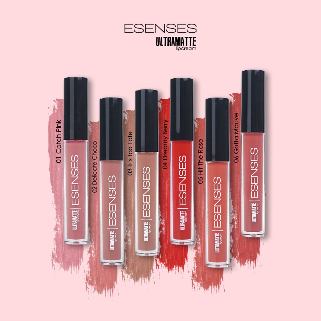 ESENSES Ultramatte Lip Cream - LIP STICK LIP CREAM ESENSES BPOM WITH VIT E