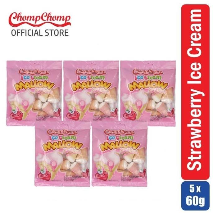 

TERBARU Chompchomp Marshmallow - Strawberry Ice Cream /PERMEN LUNAK/PERMEN VIRAL/PERMEN MILO/PERMEN YUPI/PERMEN JADUL/PERMEN KARET