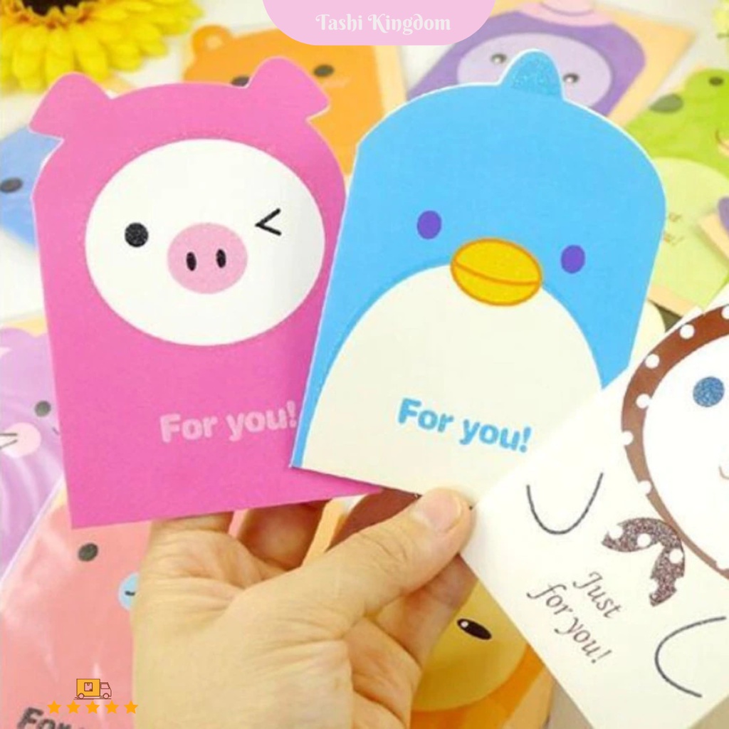 Jual Kartu ucapan ulang tahun, kartu ucapan unik / greeting card animal