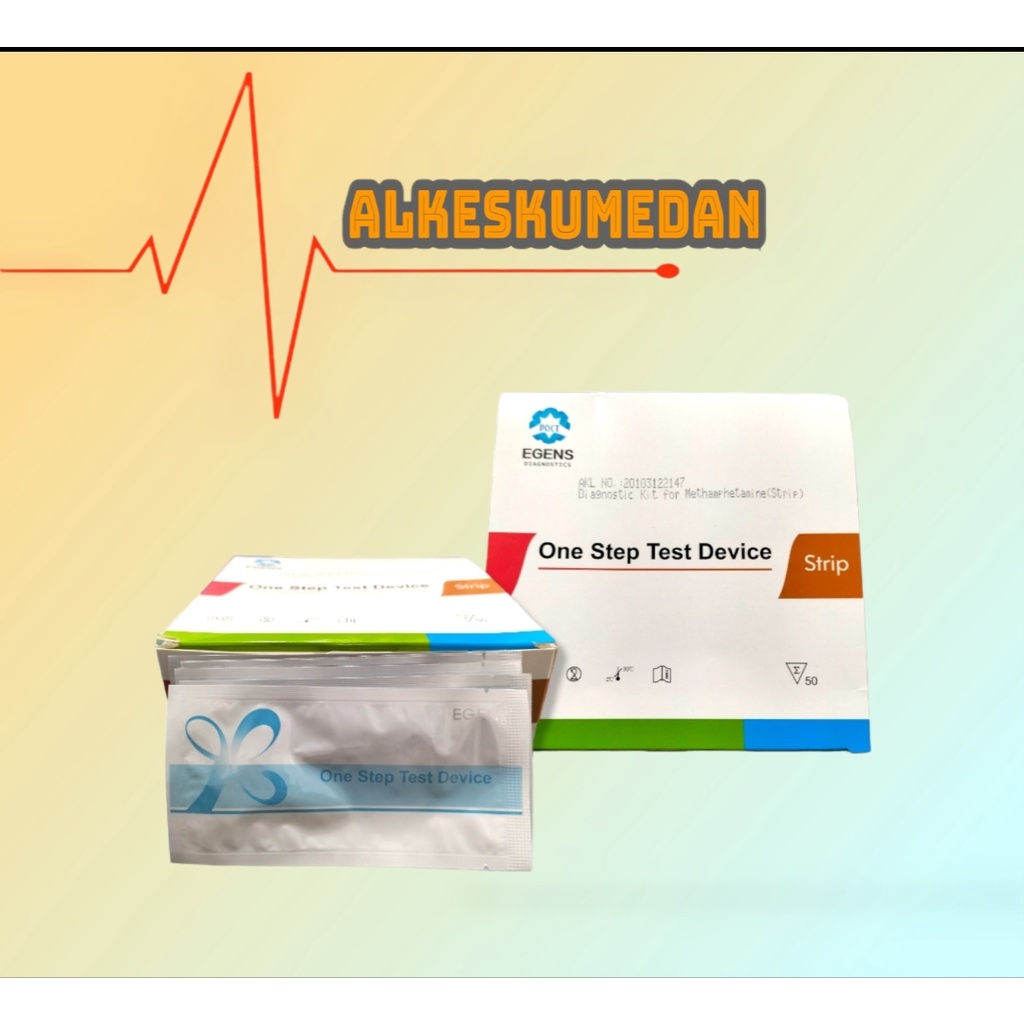 URINE TEST One Step Test Device Strip  EGENS DIAGNOSTICS 1 PANEL ALAT TES NARKOBA