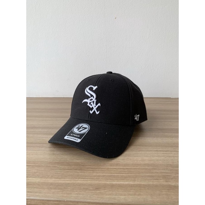 Topi Original 47 Brand MVP Chicago White Sox Black - Not New Era