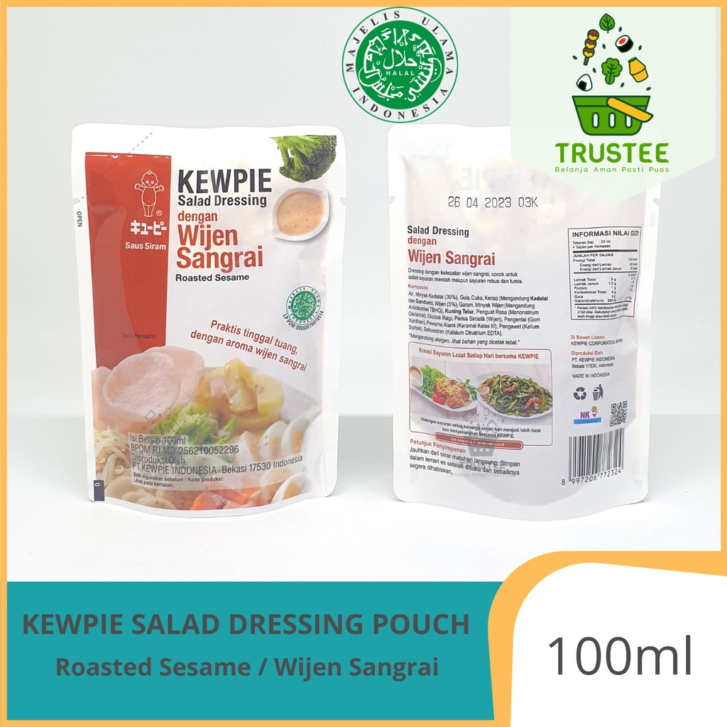Kewpie Salad Dressing Wijen Sangrai / Roasted Sesame 100ml