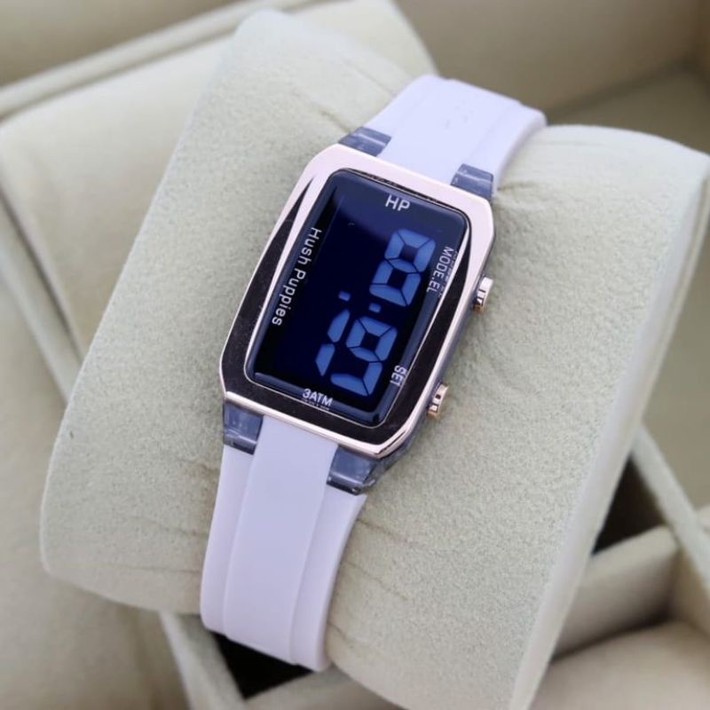 Jam Tangan Hush Puppies Digital Tahan Air Favorit Kesukaan Pria Wanita