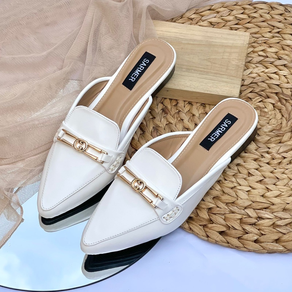 SARMER - GRACE HEELS 3CM WHITE