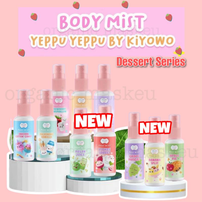 (READY) BODYMIST DESSERT SERIES BY YEPPU YEPPU KIYOWO