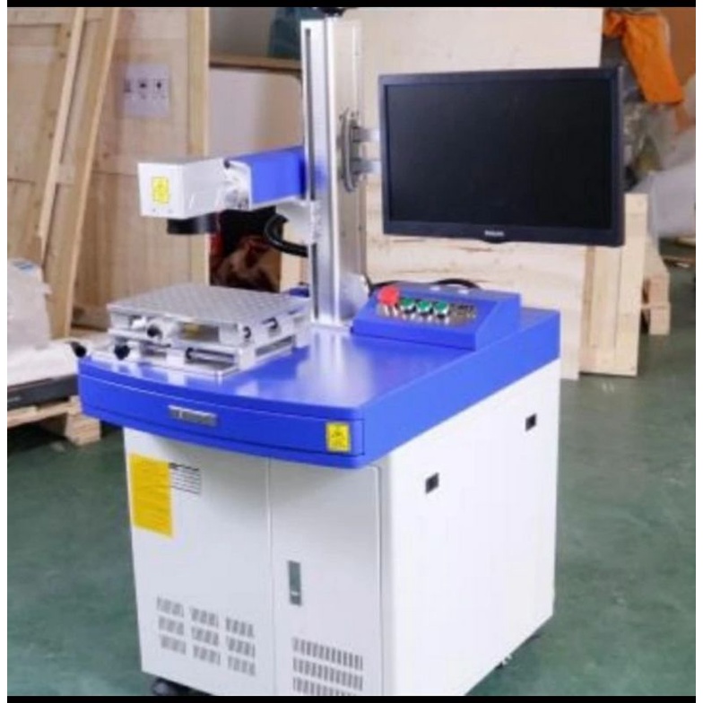 Fiber laser marking engraving mesin fiber laser 30w 30*30 raycus promo