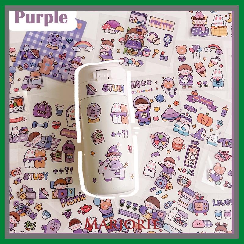 20PCS/Set Stiker Motif Kartun Korea Lucu Anti Air Dekorasi pola kecil Handbook Scrapbook DIY-MJD