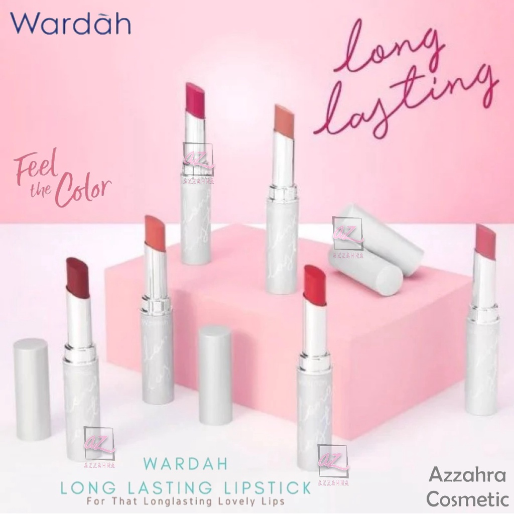 Wardah Lipstick Longlasting - Tahan Lama dan Lembap di Bibir