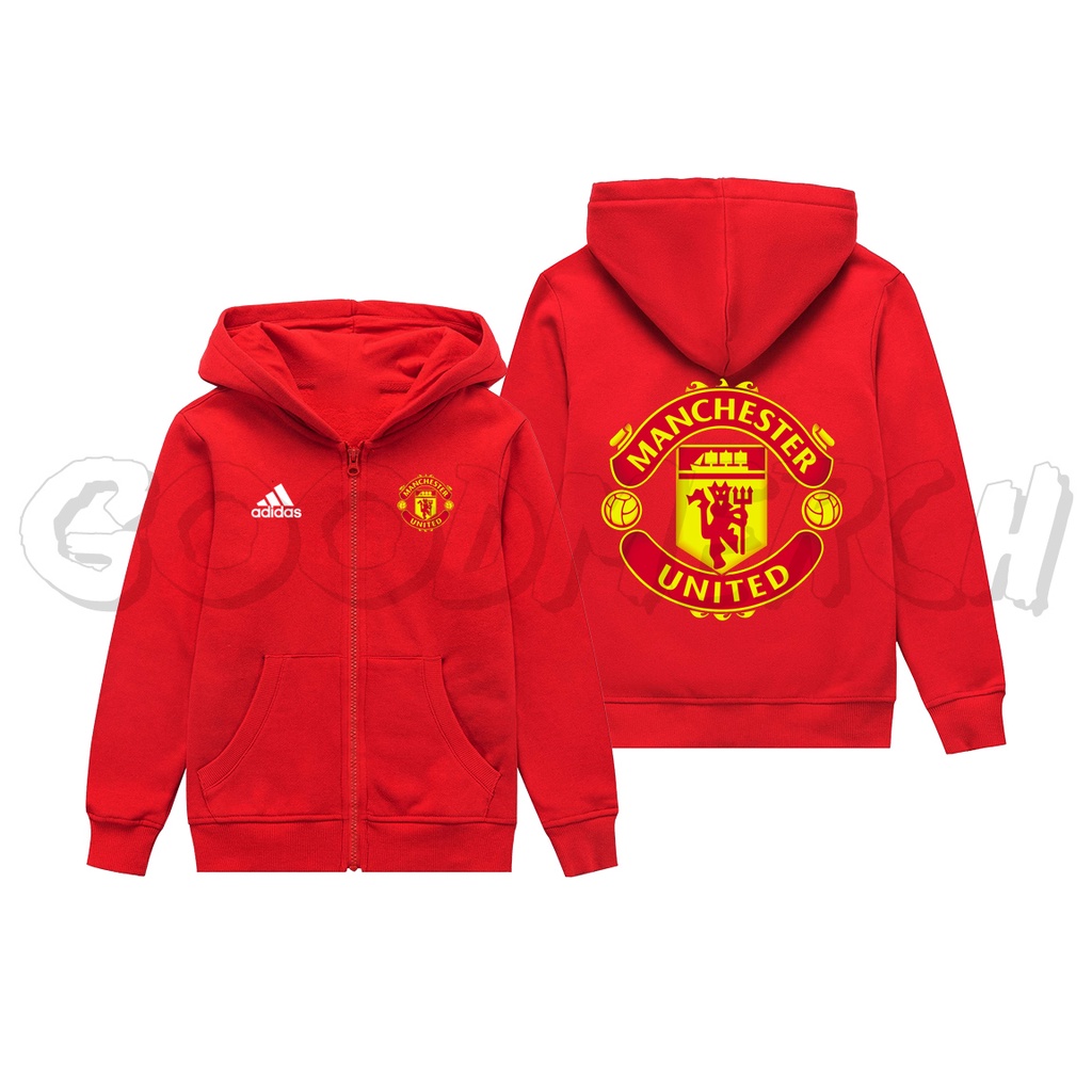 Jaket Sweater Anak Bola Manchester United MU