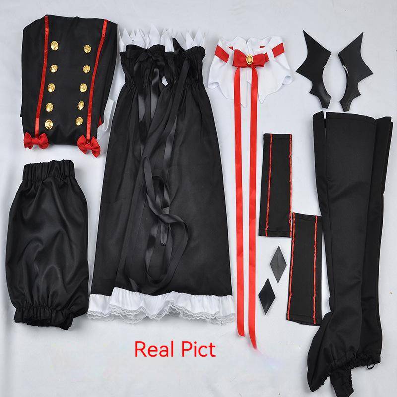 【Wetrose】 Seraph of the End Owari No Seraph  Krul Tepes Wanita Women Girl Vampire Cosplay Costume Anime Set