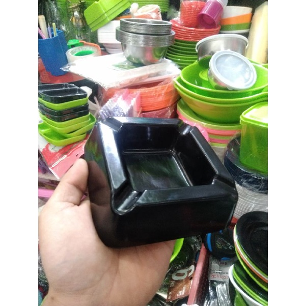 Asbak Melamin Persegi