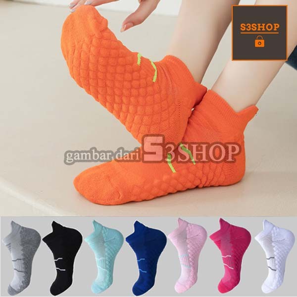 Kaos Kaki Olahraga 3D Tebal Basket Jogging Running Towel Bottom Socks