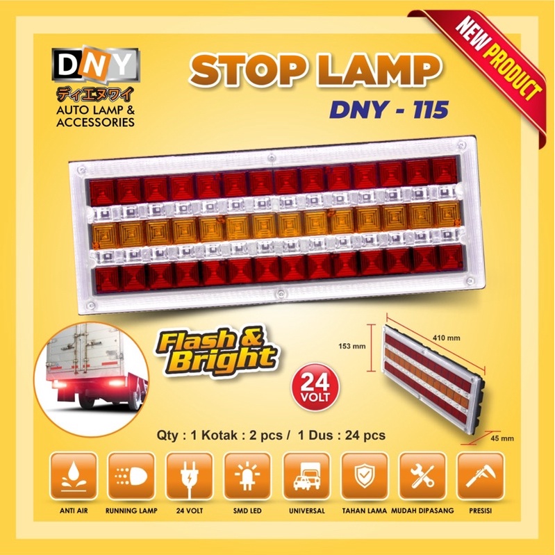 LAMPU STOP TRUCK LED DNY 115