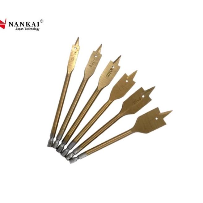 Nankai Mata Bor Kayu Model Kipas Set 6 Pcs