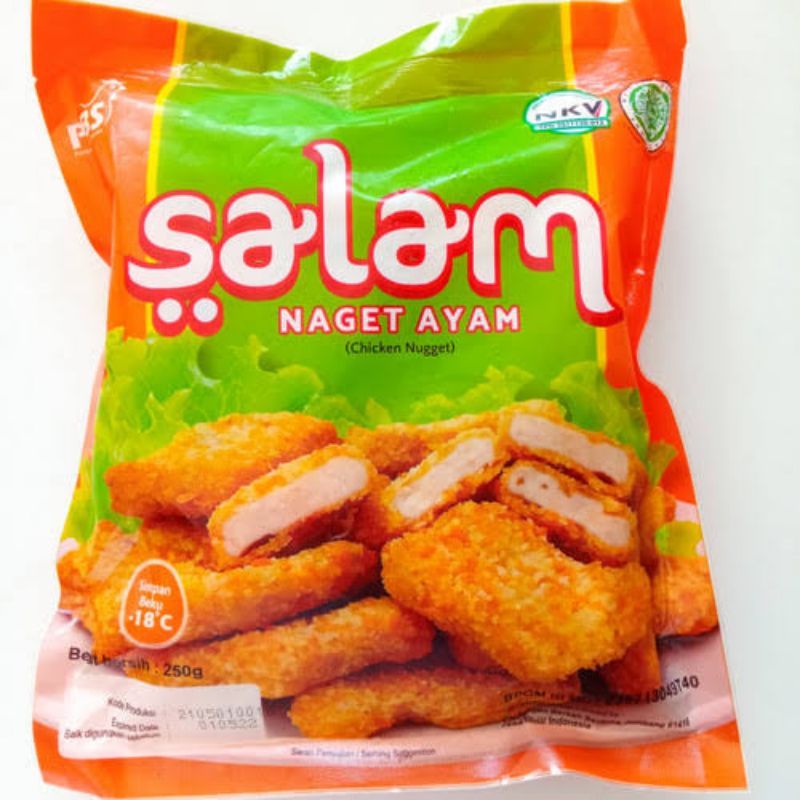 

Nugget Salam 1kg/Nugget Salam 250gr/Nugget/Nugget Ayam/Nugget Salam