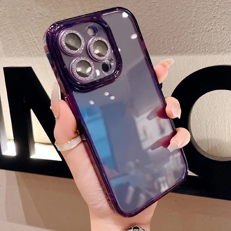 Case Pelindung Lensa Bahan Silikon anti Jatuh Untuk iphone 14 Pro Max 11 12 13 Pro Max 12pro