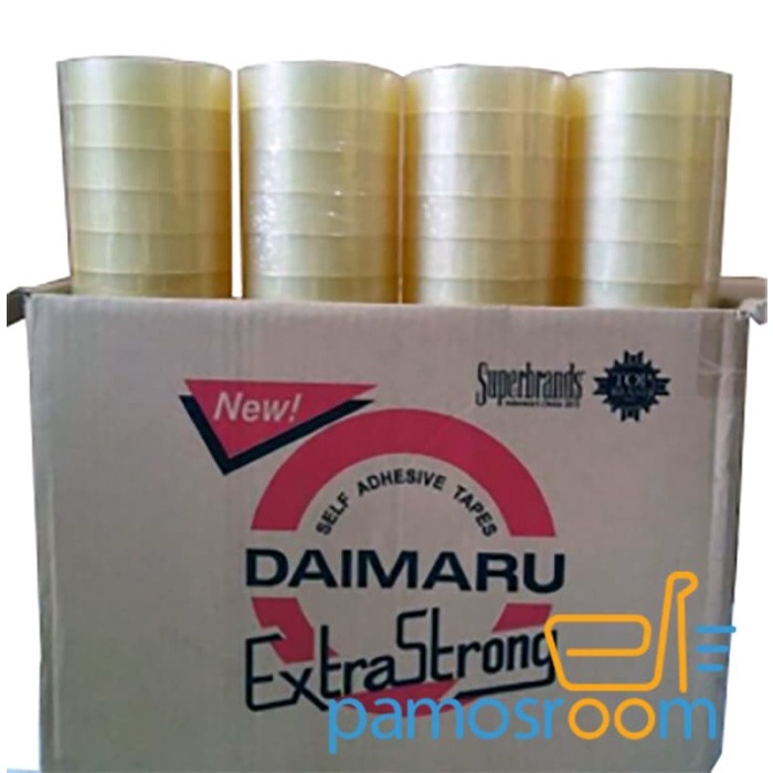 

Tape Isolasi / Solatip Daimaru 24Mm X 72 Yard. 1 Inch X 72 Yard Murahhhh