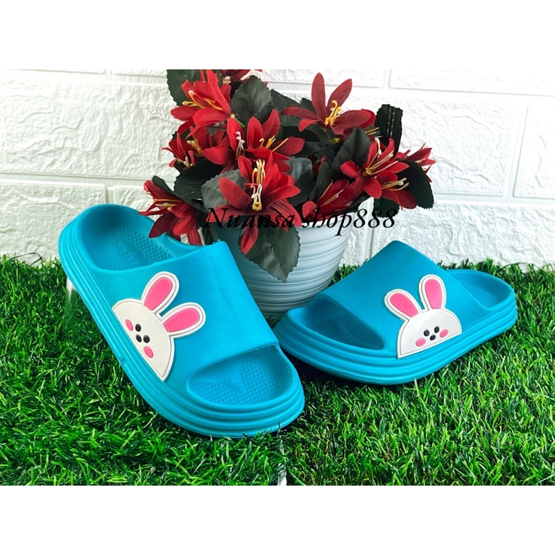 SANDAL SELOP PEREMPUAN MEREK  BAHAN KARET ANTI LICIN UK 24-29 BC-033