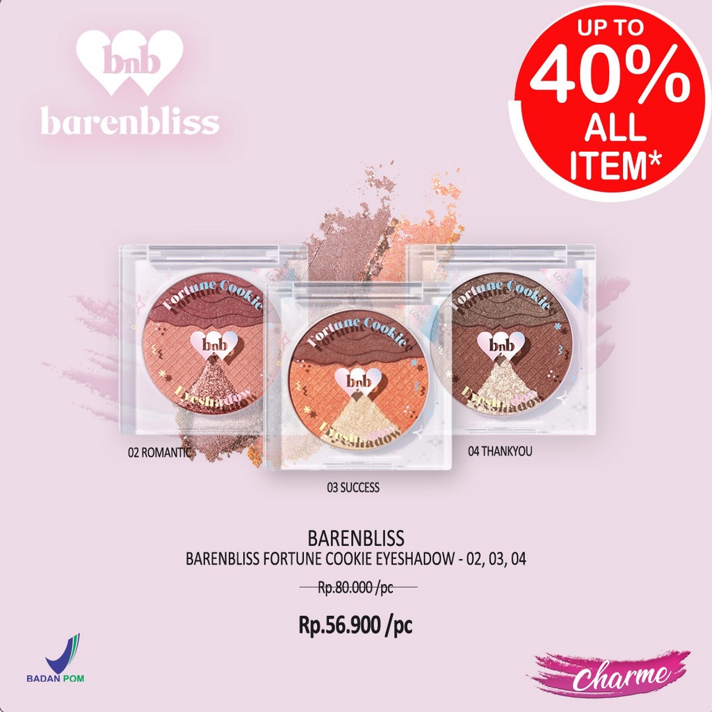 (READY &amp; ORI) BARENBLISS Fortune Cookie Eyeshadow