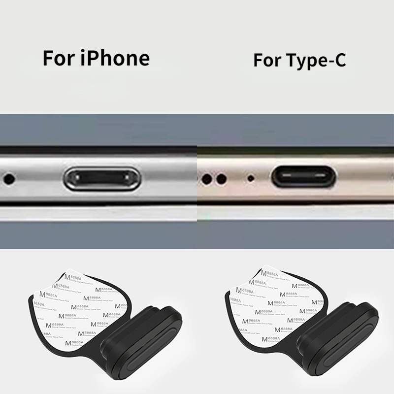 Cover Pelindung Port Charger Usb Tipe C Bahan Silikon Anti Air / Hilang