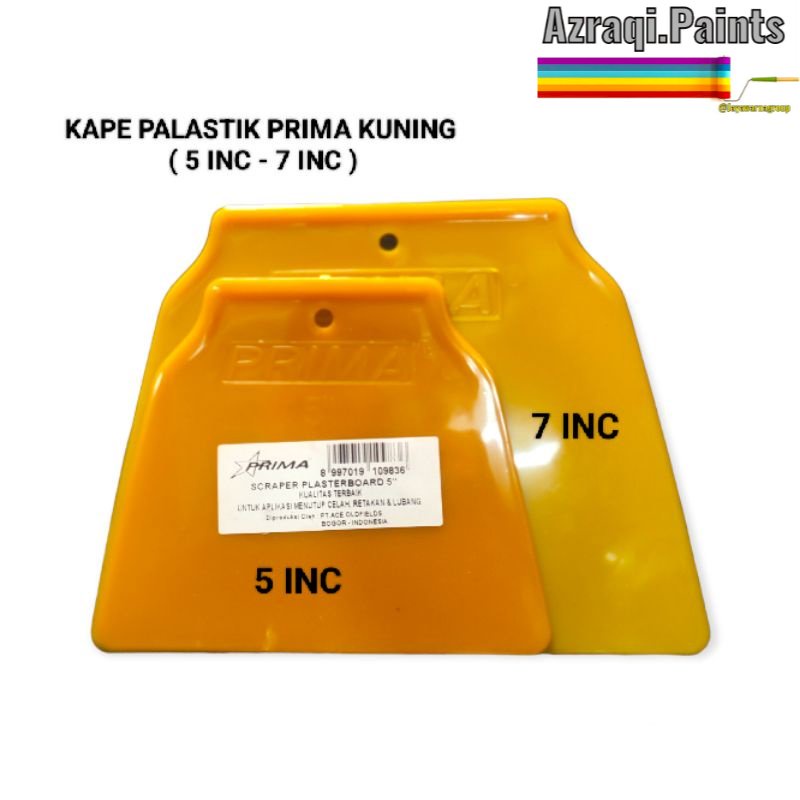 Jual KAPE PLASTIK PVC SKRAP SCRAP SEKRAP PRIMA KUNING ( 7 INC & 5 INC