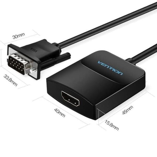 Vention ACN Adapter Converter VGA Male to HDMI Female