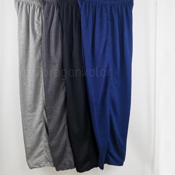 Celana Panjang Training Pria Jumbo Polos Baby Terry