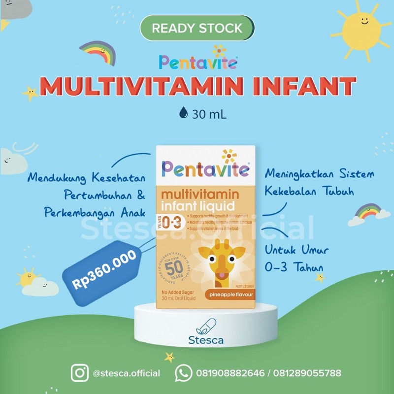 pentavite multivitamin infant